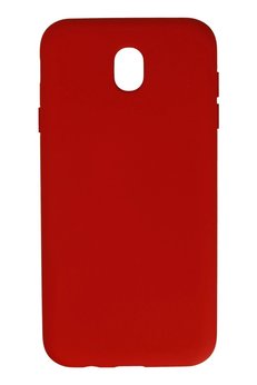 CepteToptan Samsung Galaxy J7 Pro / J730 Kılıf Nano içi Kadife Silikon - Kırmızı - DROPX2830-1466