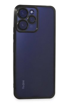 CepteToptan Xiaomi Redmi 12 Kılıf Lensli Silikon - Siyah - DROPX2783-7340