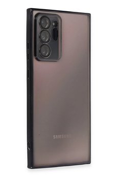 CepteToptan Samsung Galaxy Note 20 Ultra Kılıf Lensli Silikon - Siyah - DROPX4168-7464
