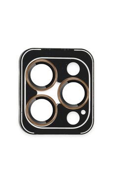 CepteToptan iPhone 16 Pro Max PVD Metal Kamera Lens - Gold - DROPX8421-2908