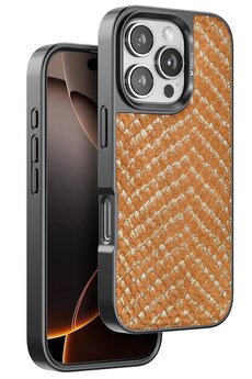 CepteToptan iPhone 16 Pro Max Viper Kapak - Kahverengi - DROPX1026-9273
