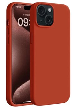 CepteToptan iPhone 15 Kılıf First Silikon - Kırmızı - DROPX5044-3161