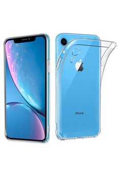 CepteToptan iPhone XR Kılıf Lüx Şeffaf Silikon - DROPX6982-3015