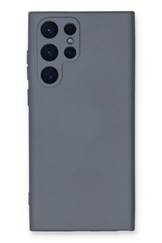 CepteToptan Samsung Galaxy S23 Ultra Kılıf Nano içi Kadife Silikon - Gri - DROPX7058-3881