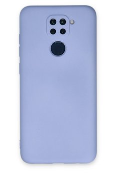 CepteToptan Xiaomi Redmi Note 9 Kılıf Nano içi Kadife Silikon - Lila - DROPX2270-8378