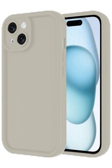 CepteToptan iPhone 14 Kılıf Viera Silikon - Krem - DROPX6055-7666