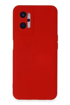 CepteToptan Realme 9i 4G Kılıf Nano içi Kadife Silikon - Kırmızı - DROPX2773-7987