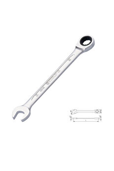 Ethab Ti̇caret Mey İthalat® İzeltaş 0340 Cırcır Kombi̇ne Anahtar 18 Mm