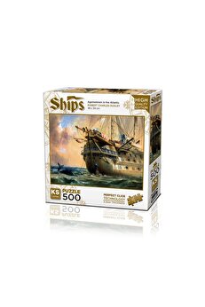 Ks Puzzle Art 20050 Hms Agamemnon In Atlantic 500 Parça Puzzle - Lab
