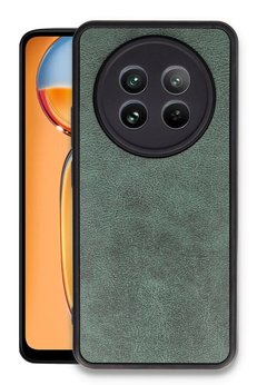 CepteToptan Realme 12 5G Kılıf Aras Deri Kapak - Koyu Yeşil - DROPX1626-9447