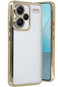 CepteToptan Xiaomi Redmi Note 13 Pro Plus Kılıf Lensli Silikon - Gold - DROPX5037-7272