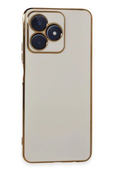 CepteToptan Realme C53 Kılıf Volet Silikon - Beyaz - DROPX1417-8015