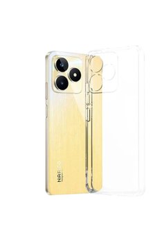 CepteToptan Realme C53 Kılıf Lüx Şeffaf Silikon - DROPX9269-3247