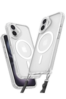 CepteToptan iPhone 16 Plus Kılıf Enka Magsafe Silikon Kılıf - Şeffaf - DROPX8487-2788