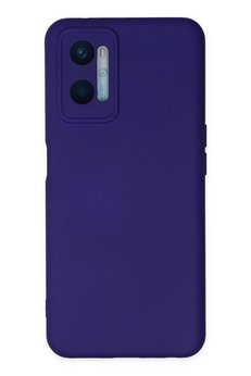 CepteToptan Oppo A96 Kılıf Nano içi Kadife Silikon - Mor - DROPX2862-5744