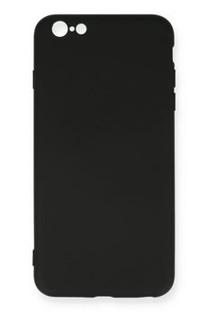 CepteToptan iPhone 6 Plus Kılıf Nano içi Kadife Silikon - Siyah - DROPX4859-7132