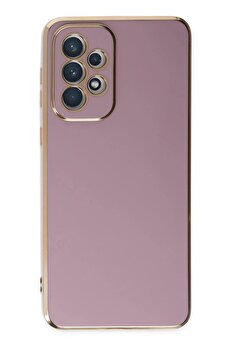CepteToptan Samsung Galaxy A73 5G Kılıf Volet Silikon - Mor - DROPX7595-8615
