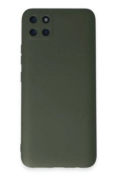 CepteToptan Realme C11 Kılıf Nano içi Kadife Silikon - Koyu Yeşil - DROPX9804-9482