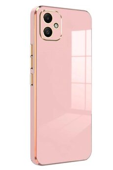CepteToptan Samsung Galaxy A05 Kılıf Volet Silikon - Pembe - DROPX8470-2223