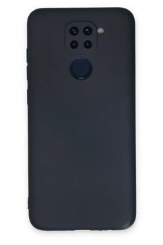 CepteToptan Xiaomi Redmi Note 9 Kılıf Nano içi Kadife Silikon - Lacivert - DROPX1799-7030