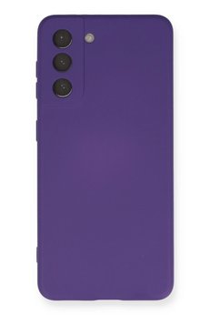CepteToptan Samsung Galaxy S21 FE Kılıf Nano içi Kadife Silikon - Mor - DROPX9656-1934