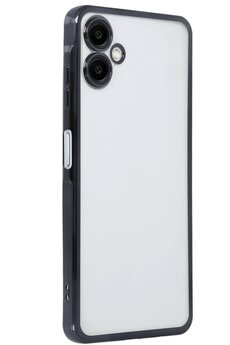 CepteToptan Samsung Galaxy A06 Kılıf Lensli Silikon - Siyah - DROPX3542-2967
