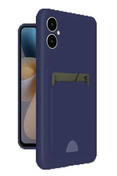 CepteToptan Samsung Galaxy A05 Kelvin Kartvizitli Silikon - Lacivert - 651044-8936