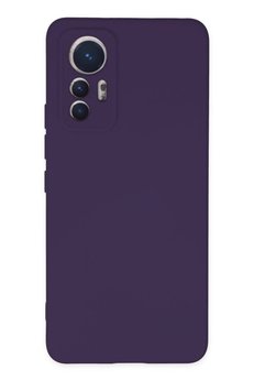 CepteToptan Xiaomi Mi 12 Lite Kılıf Nano içi Kadife Silikon - Mor - DROPX5839-2000