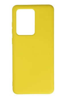 CepteToptan Samsung Galaxy S20 Ultra Kılıf Nano içi Kadife Silikon - Sarı - DROPX3840-6509