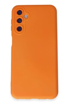 CepteToptan Samsung Galaxy M14 5G Kılıf Nano içi Kadife Silikon - Turuncu - DROPX1564-9915