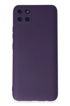 CepteToptan Realme C11 Kılıf Nano içi Kadife Silikon - Mor - DROPX1559-1819
