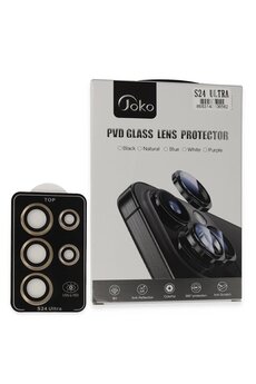 CepteToptan Samsung Galaxy S24 Ultra PVD Metal Kamera Lens - Gold - DROPX4948-6352