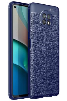 CepteToptan Xiaomi Redmi Note 9 5G Kılıf Auto Focus Kapak - Lacivert - DROPX3424-9019