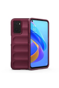 CepteToptan Realme 9i 4G Kılıf Optimum Silikon - Bordo - DROPX6827-5349