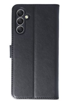 CepteToptan Samsung Galaxy A24 4G Kılıf Trend S Plus Kapaklı Kılıf - Siyah - DROPX2401-2558