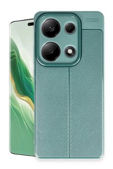 CepteToptan Xiaomi Redmi Note 13 Pro 4G Kılıf Auto Focus Kapak - Koyu Yeşil - DROPX7339-8472