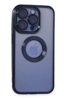 CepteToptan iPhone 15 Pro Max Kılıf Slot Silikon - Lacivert - DROPX1027-7472