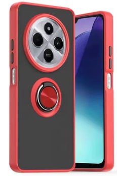 CepteToptan Xiaomi Redmi 14C Kılıf Montreal Yüzüklü Silikon Kapak - Kırmızı - DROPX1648-9728