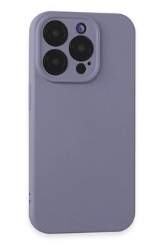CepteToptan iPhone 15 Pro Kılıf Nano içi Kadife Silikon - Lila - DROPX1947-9354