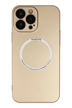 CepteToptan iPhone 14 Pro Kılıf Jack Magneticsafe Lens Silikon - Gold - DROPX4782-6770