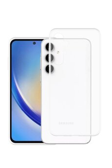 CepteToptan Samsung Galaxy A35 5G Kılıf Lüx Şeffaf Silikon - DROPX9681-9720