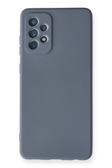 CepteToptan Samsung Galaxy A72 Kılıf Nano içi Kadife Silikon - Gri - DROPX9615-3829