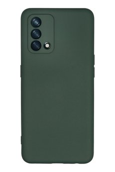 CepteToptan Oppo A74 4G Kılıf Nano içi Kadife Silikon - Koyu Yeşil - DROPX9494-7770