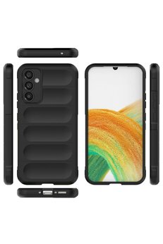 CepteToptan Samsung Galaxy M34 5G Kılıf Optimum Silikon - Siyah - DROPX7561-7733