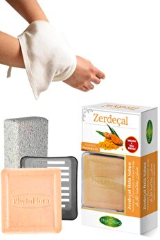 Phytoflora Zerdeçal Sabunu Ve Banyo Kesesi, Katı Sabunluk