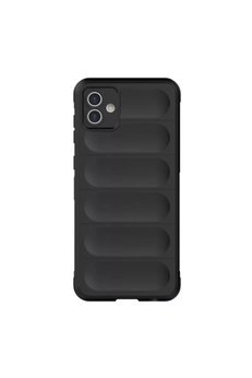 CepteToptan Samsung Galaxy A06 Kılıf Optimum Silikon - Siyah - DROPX3294-3280