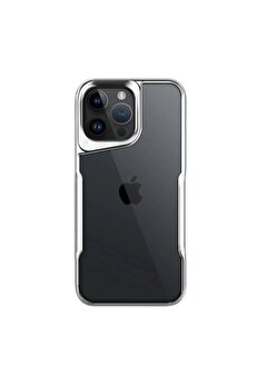 nerede bulurum iPhone 16 Pro Kılıf Boyi Silikon Kapak - Gümüş