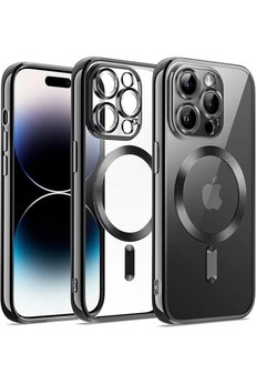 CepteToptan iPhone 12 Pro Kılıf Kross Magneticsafe Kapak - Siyah - DROPX8897-6200
