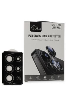 CepteToptan Samsung Galaxy S24 Ultra PVD Metal Kamera Lens - Siyah - DROPX1064-7340