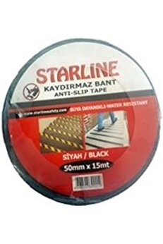 Starline Kaydırmaz Bant 50Mmx15 Mt Siyah